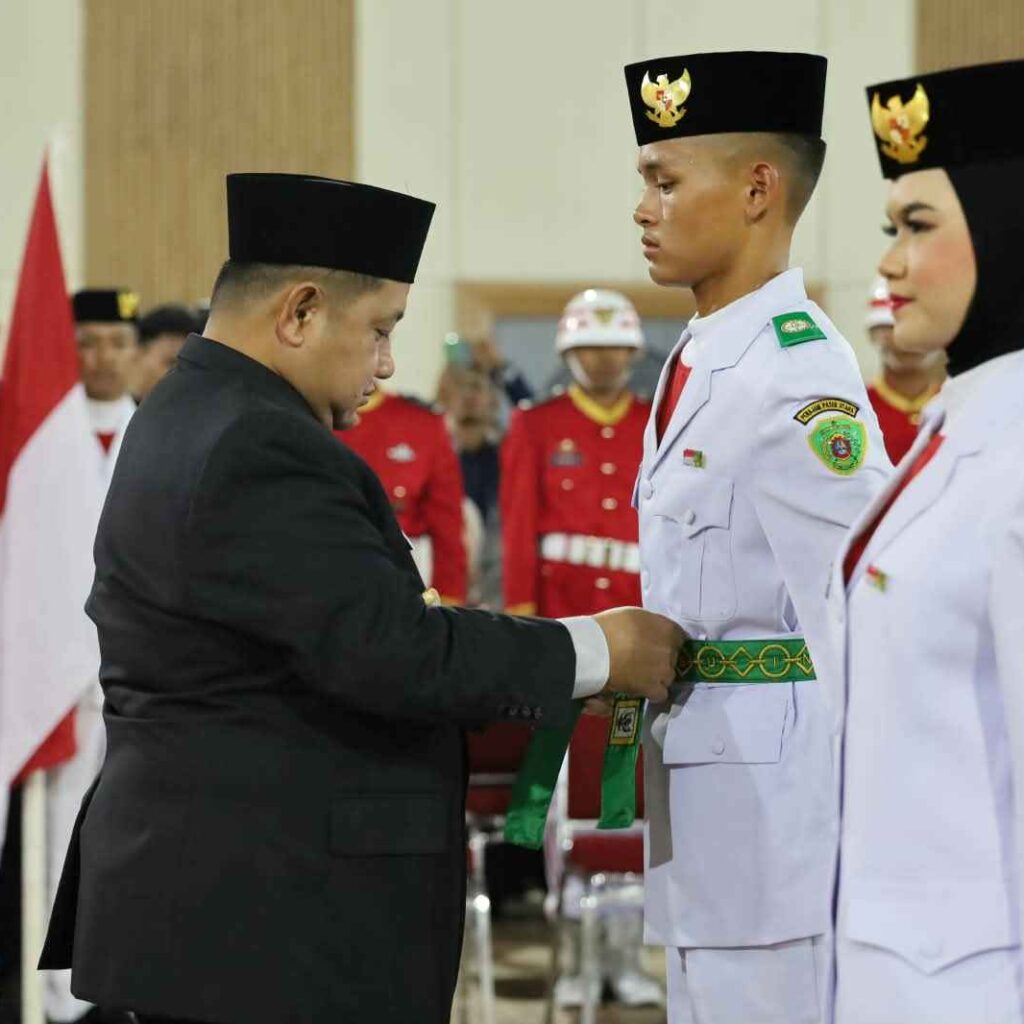 40 Calon Paskibraka PPU Dikukuhkan, Bupati Mudyat Noor: Emban Tugas dengan Penuh Tanggung Jawab