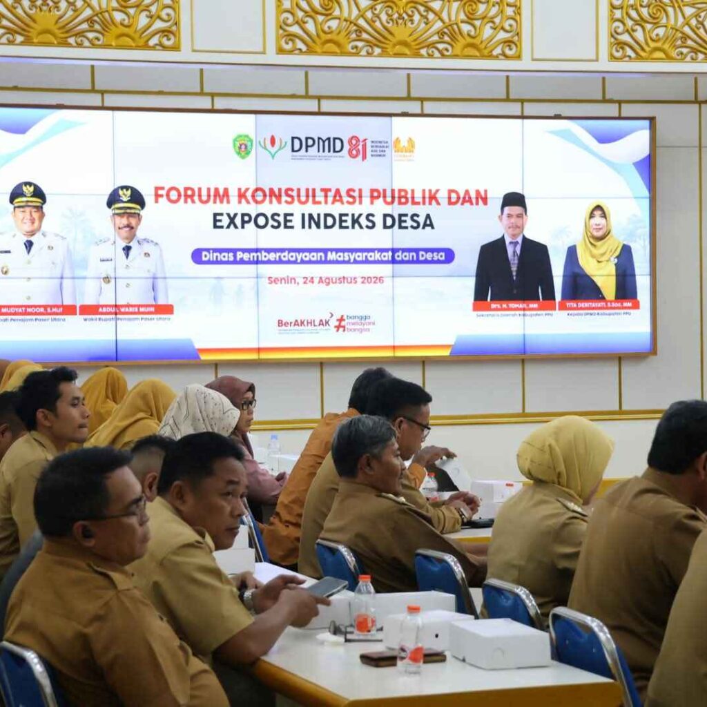 Perkuat Pembangunan Desa, DPMD PPU Libatkan 134 Peserta dalam Konsultasi Publik