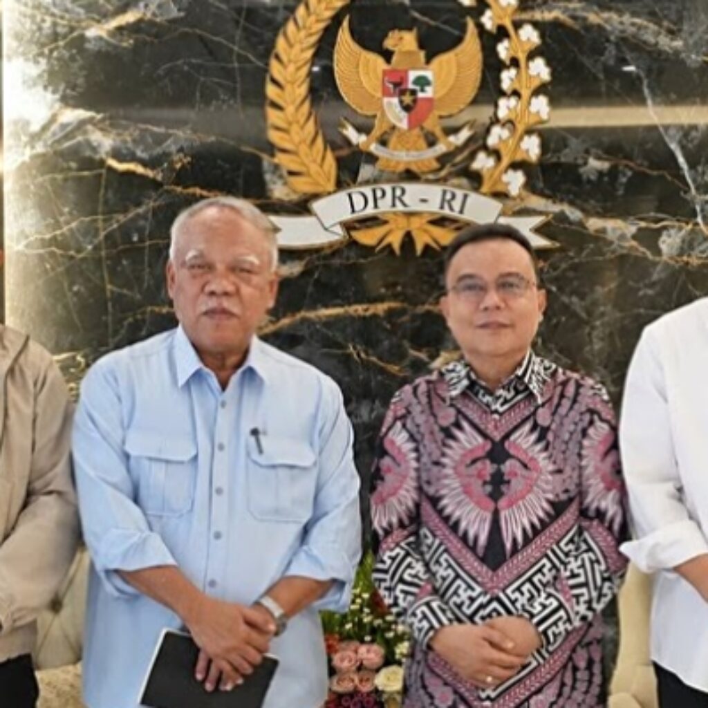 Bahas Progres IKN, Dasco Bertemu Basuki Hadimuljono di DPR RI‎