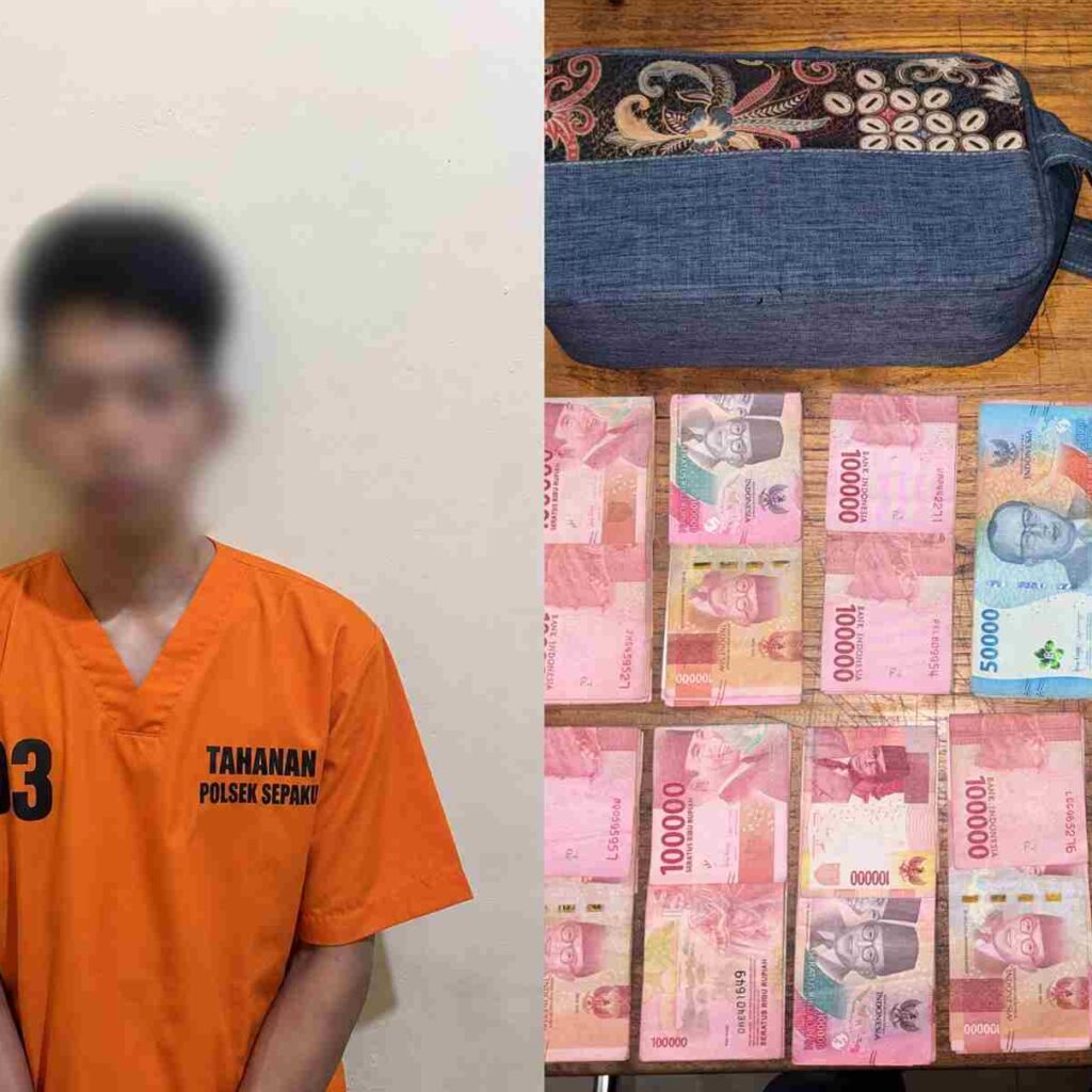 Kurang dari 24 Jam, Polisi Amankan Terduga Pelaku Pencurian Rp85 Juta di Sepaku