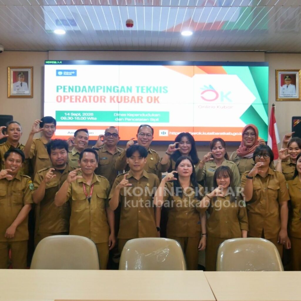 Diskominfo Kubar Dampingi Operator KUBAR OK, Dorong Pelayanan Adminduk Lebih Cepat