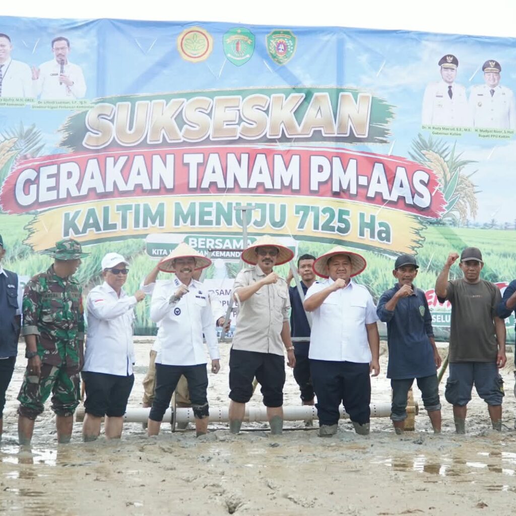 Gerakan Tanam Padi PM AAS, Mudyat Noor Tekankan Pentingnya Persiapan Lahan