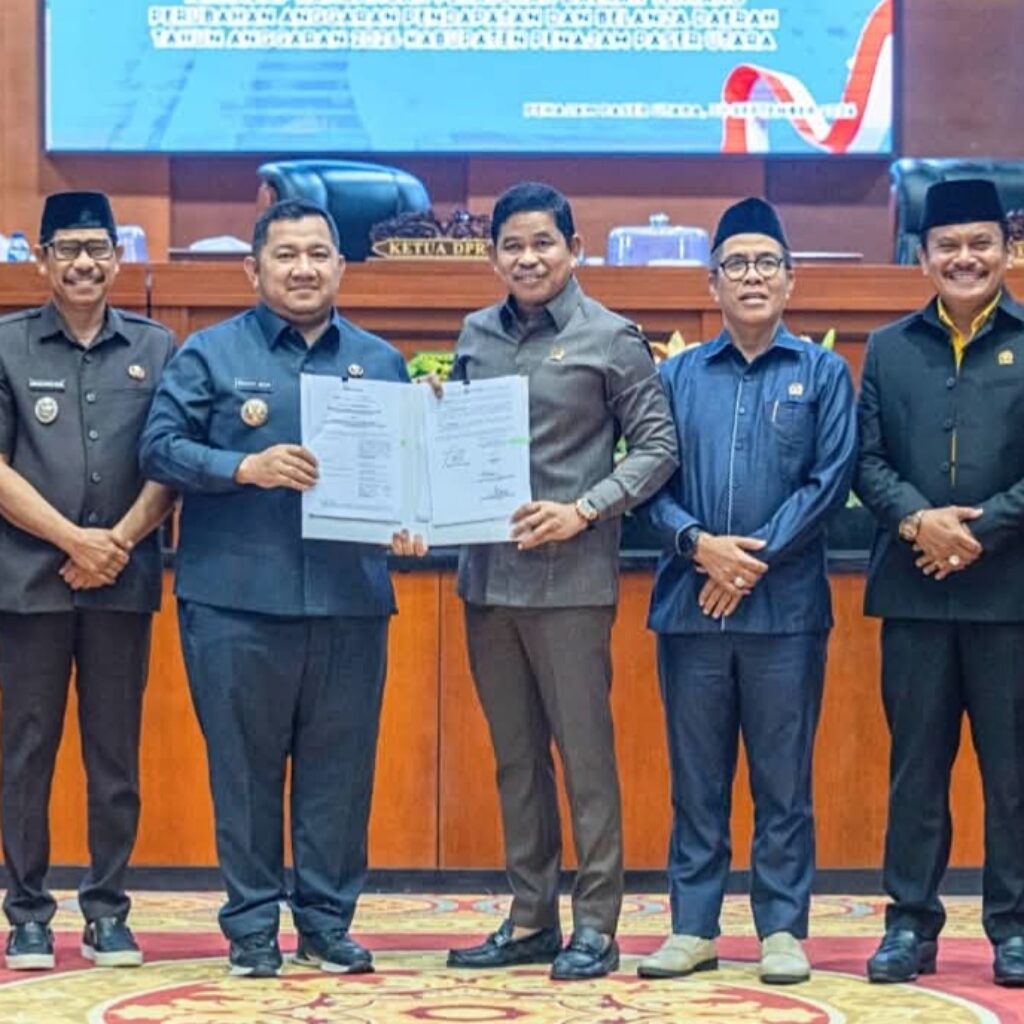Tandatangani RAPBD-P 2026, Bupati Mudyat Noor Minta Perangkat Daerah Cermat Gunakan Anggaran