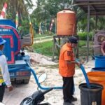 BPBD PPU Salurkan 62 Ribu Liter Air Bersih untuk 456 KK di Sebakung Jaya