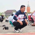 Sekda PPU Launching Sasana Bumi Taka Sehat, Ajak Warga Rutin Berolahraga‎