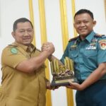 Terima Kunjungan Danlanal Balikpapan, Bupati PPU Mudyat Noor Dorong Penguatan Keamanan Perairan
