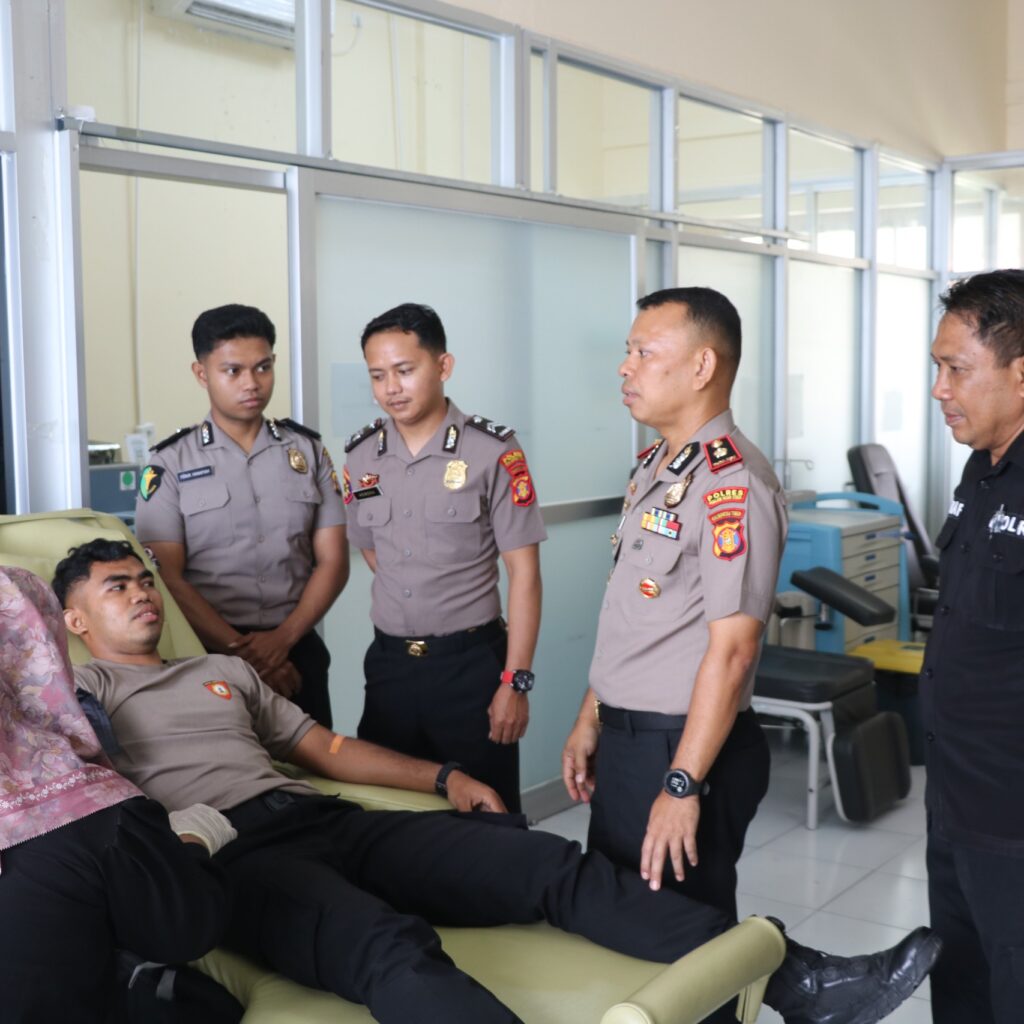 Sambut HUT Humas Polri ke-75, Polres PPU Kumpulkan 19 Kantong Darah