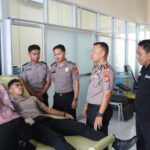 Sambut HUT Humas Polri ke-75, Polres PPU Kumpulkan 19 Kantong Darah
